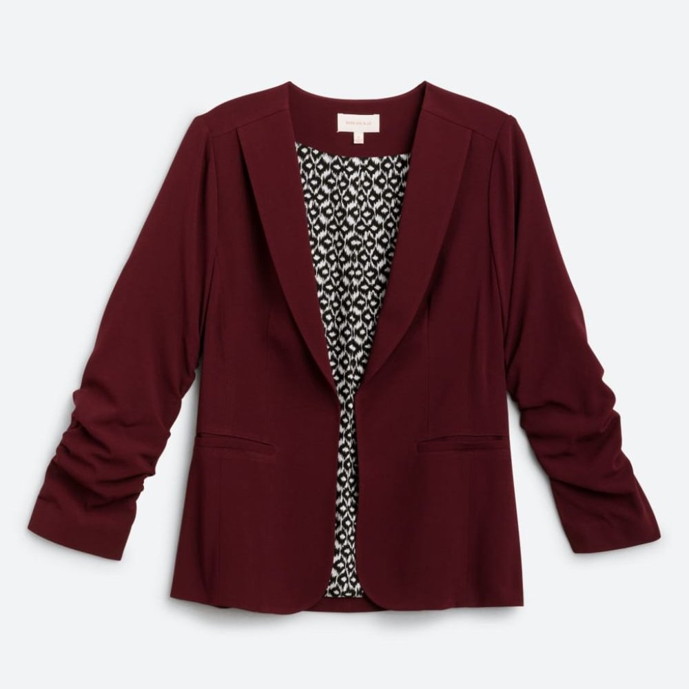 Burgundy Blazer